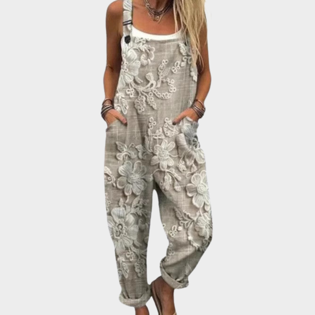 Elena - Printed Work Jumpsuit