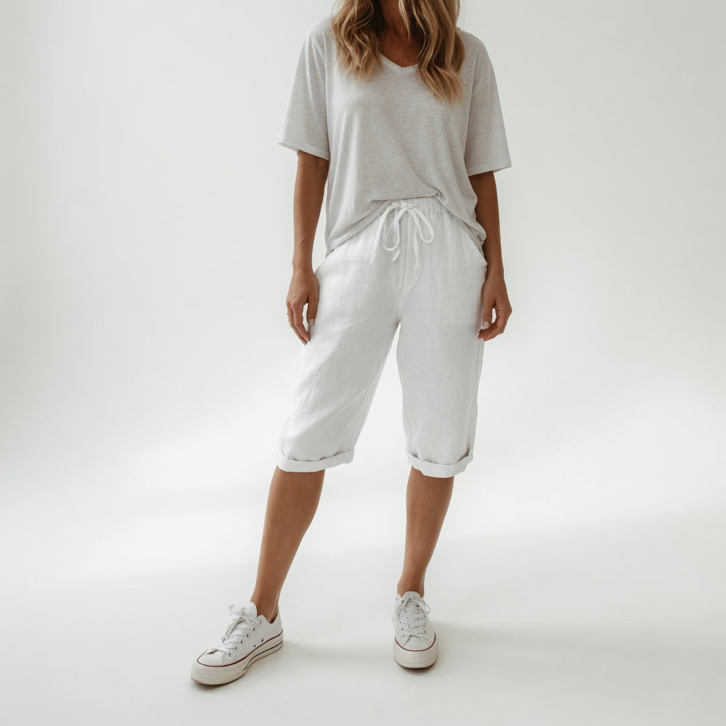 Fernande™ — Bermuda 100% Cotton Relaxed Summer Style