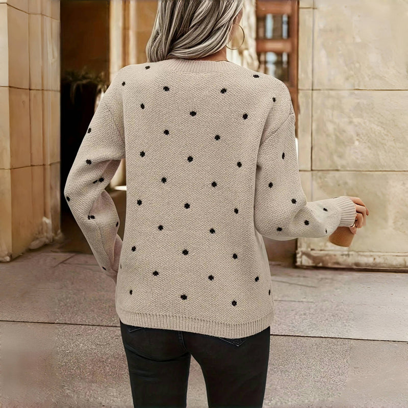 MAEVE™ - Polka Dot Sweater