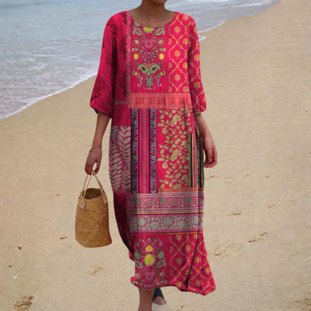 Chic and Comfortable Flowing Maxi Dress