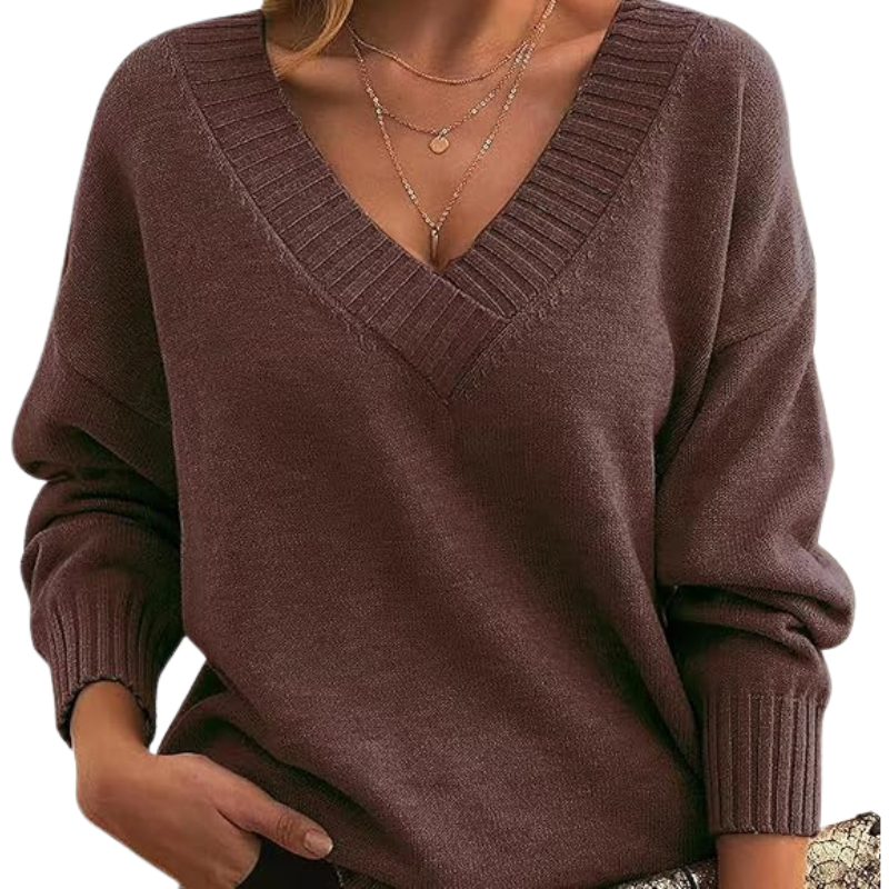 LILLIAN™ - Lightweight V-Neck Jumper