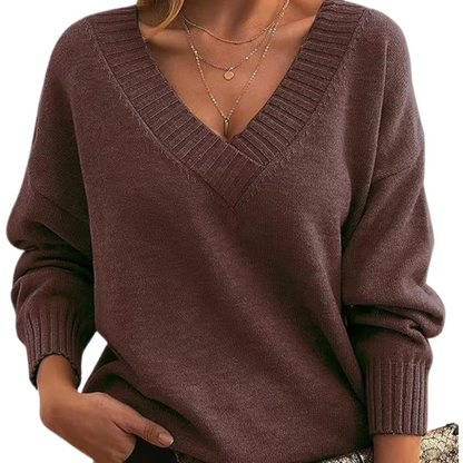 LILLIAN™ - Lightweight V-Neck Jumper