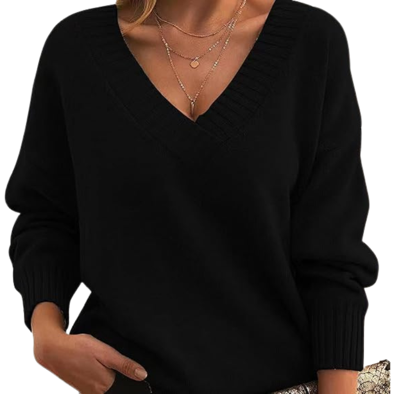 LILLIAN™ - Lightweight V-Neck Jumper
