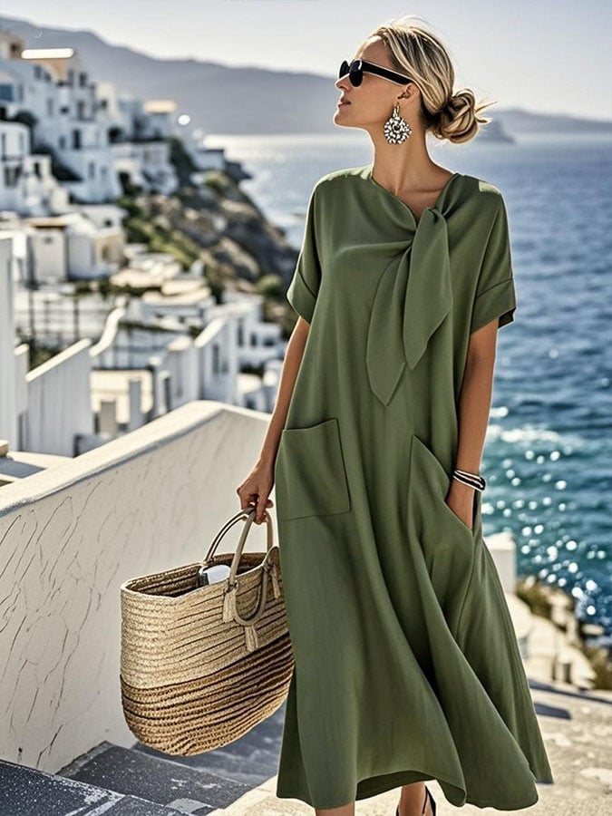Mireille™ — Flowing Cotton Summer Dress