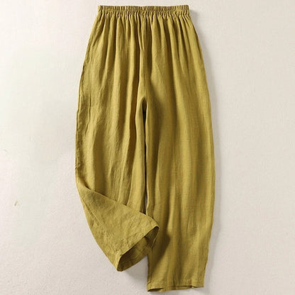 Amalia™ — Fluid Cotton and Linen Trousers