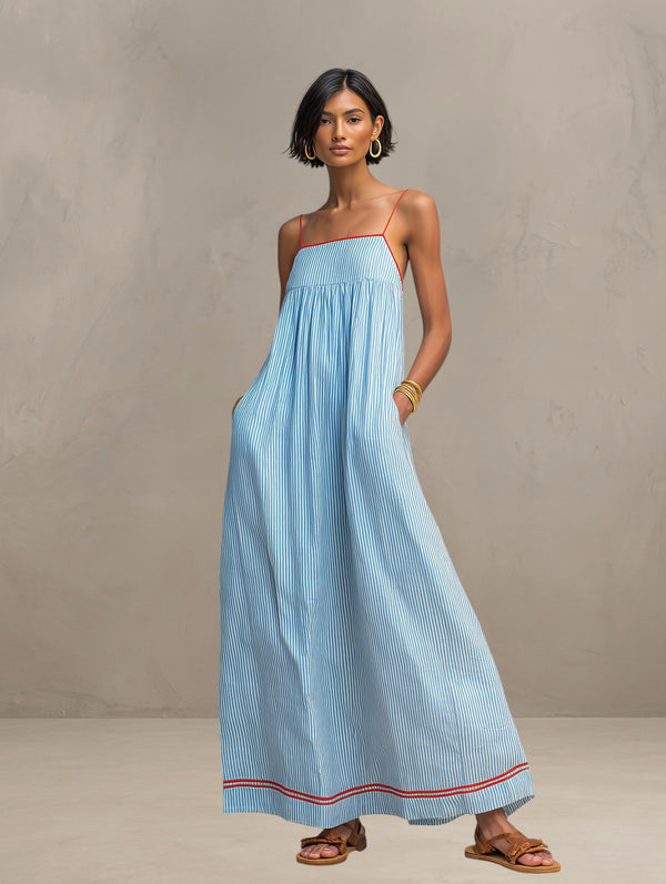 Aurelyn™ | Riviera Stripe Maxi Dress
