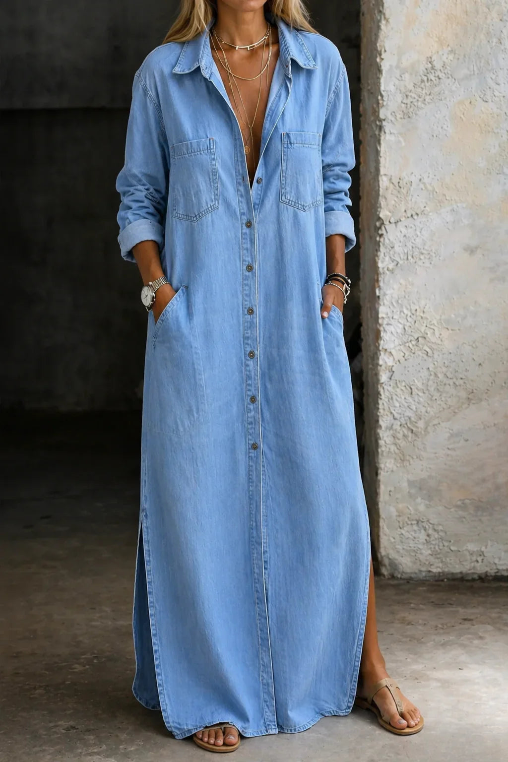 Delana™ | Button Down Dress