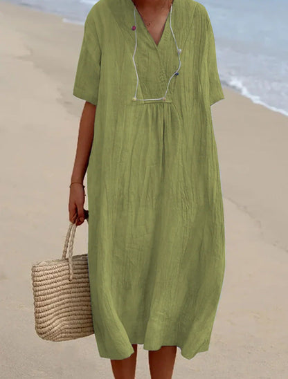 KARINA™ - Relaxed Fit Midi Dress