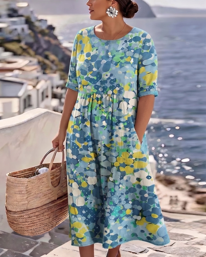 Jolene - Floral Print Maxi Dress