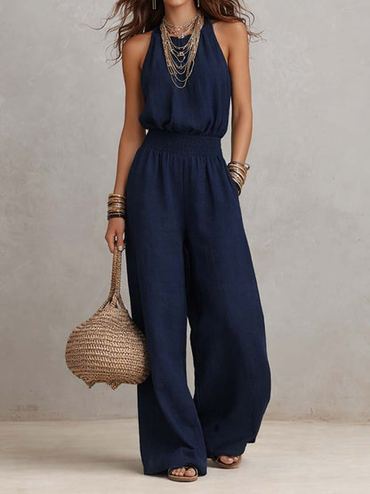 Corvina™ | Elegant Halter Neck Jumpsuit