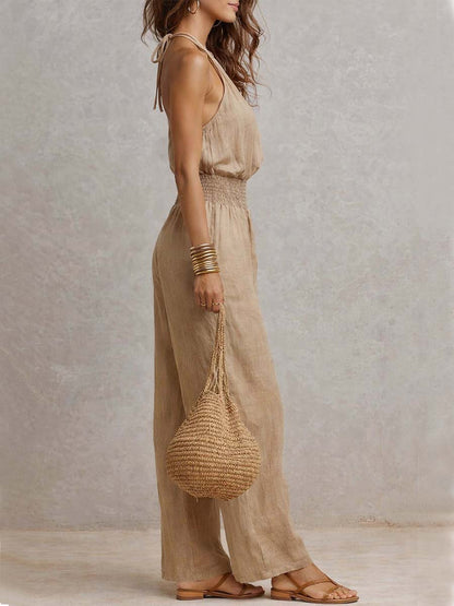 Corvina™ | Elegant Halter Neck Jumpsuit