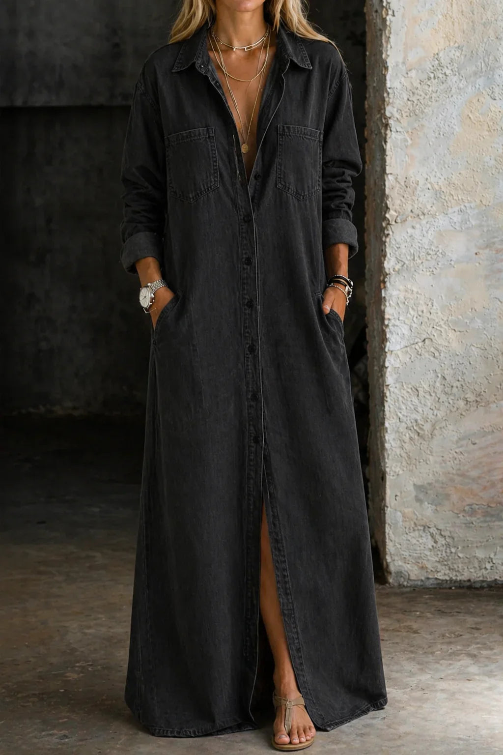 Delana™ | Button Down Dress