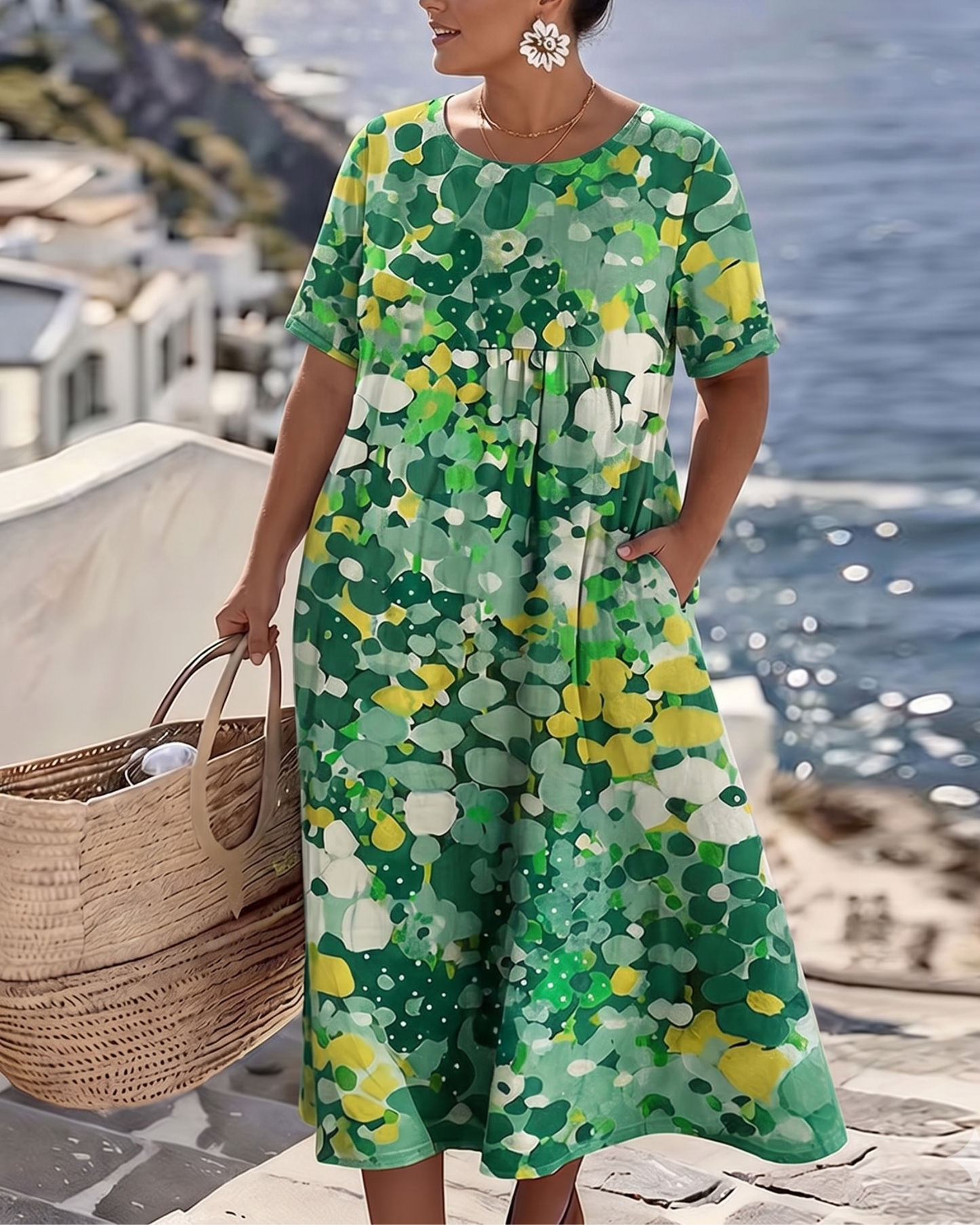 Jolene - Floral Print Maxi Dress