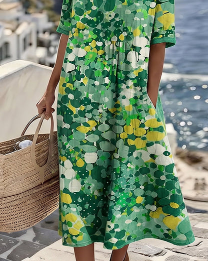 Jolene - Floral Print Maxi Dress