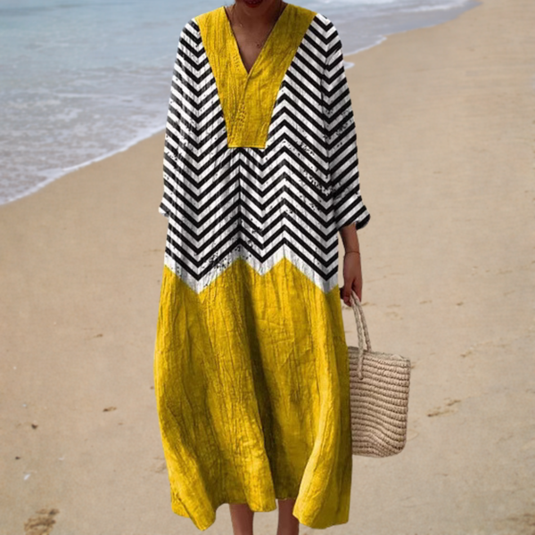 Printed Summer Dress that Flatters