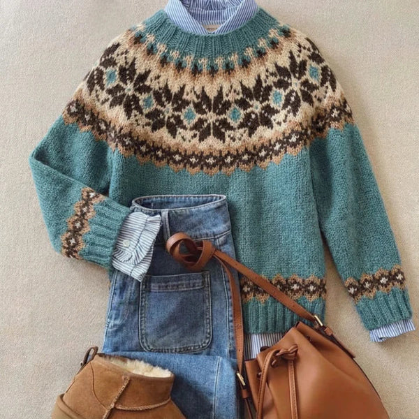 Vellaro - Chic Vintage Knit Sweater
