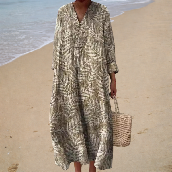 Summer Printed Dress that Flatters