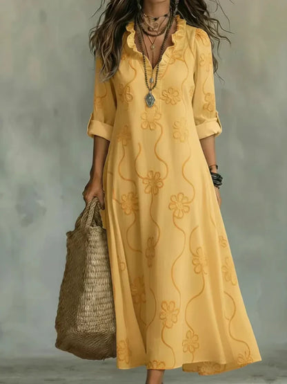 Daisy | Embroidered Maxi Dress