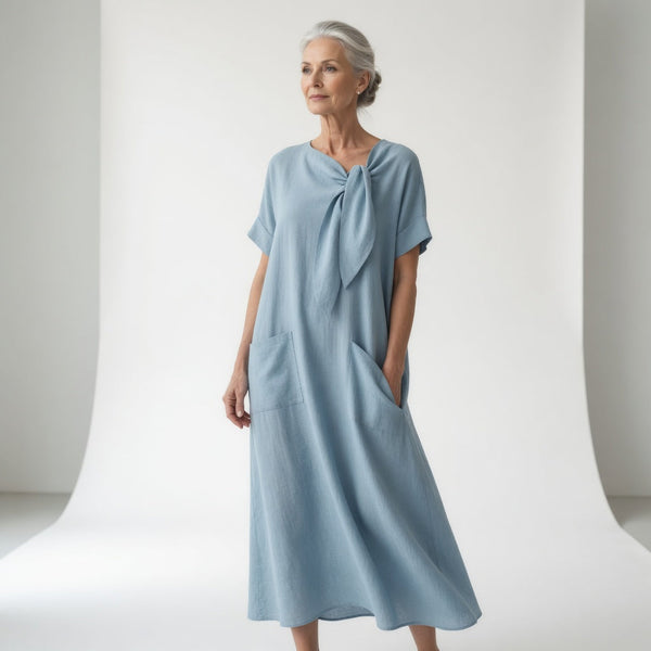 Mireille™ — Flowing Cotton Summer Dress