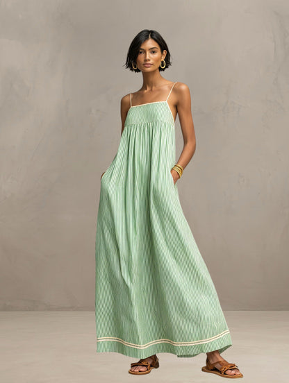 Aurelyn™ | Riviera Stripe Maxi Dress