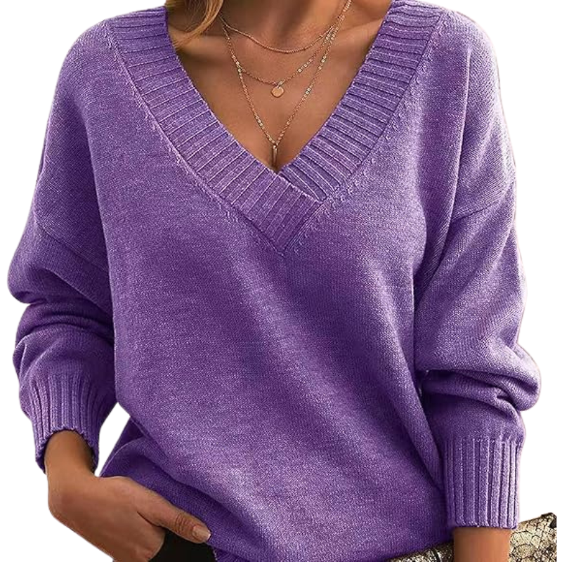 LILLIAN™ - Lightweight V-Neck Jumper