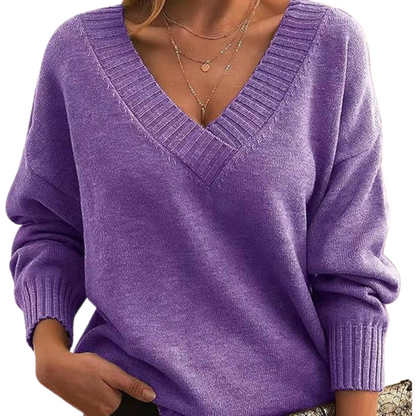 LILLIAN™ - Lightweight V-Neck Jumper