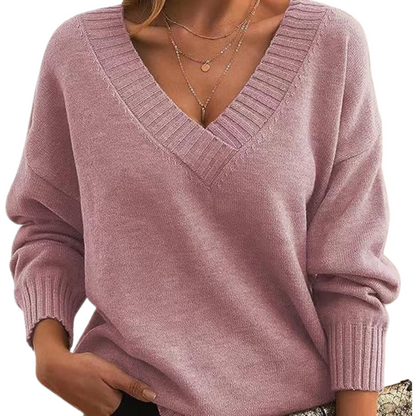 LILLIAN™ - Lightweight V-Neck Jumper