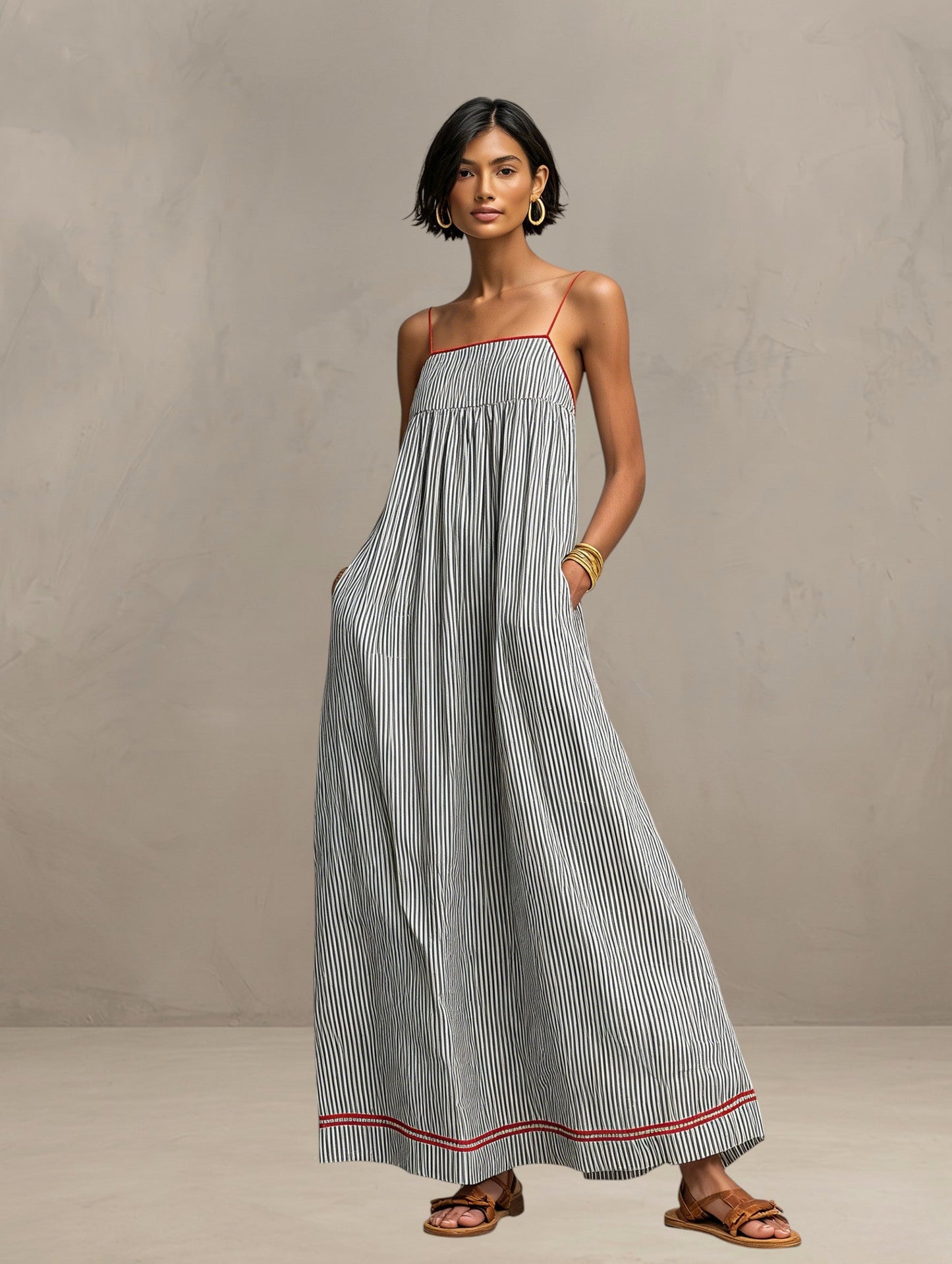 Aurelyn™ | Riviera Stripe Maxi Dress