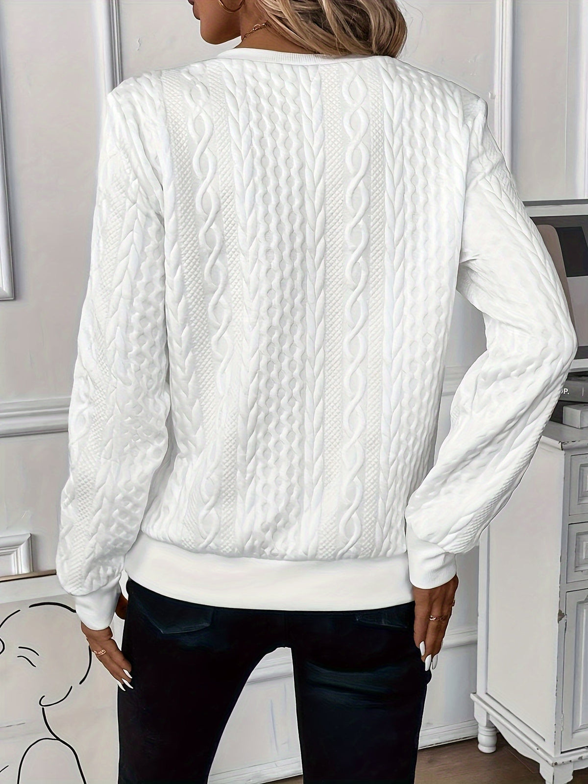 EMMA™ | Elegant Quarter-Zip Sweater