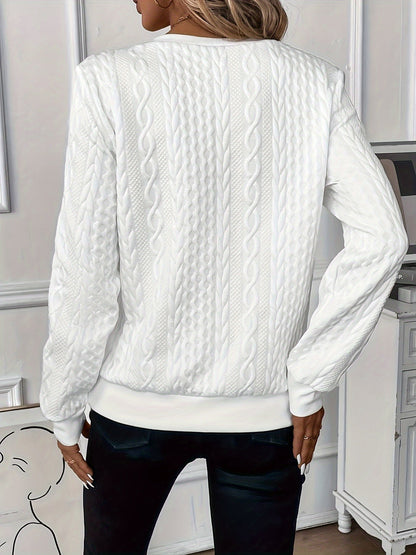 EMMA™ | Elegant Quarter-Zip Sweater