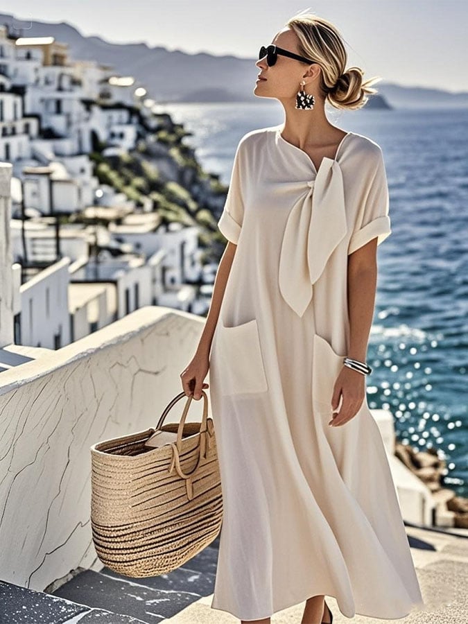 Mireille™ — Flowing Cotton Summer Dress
