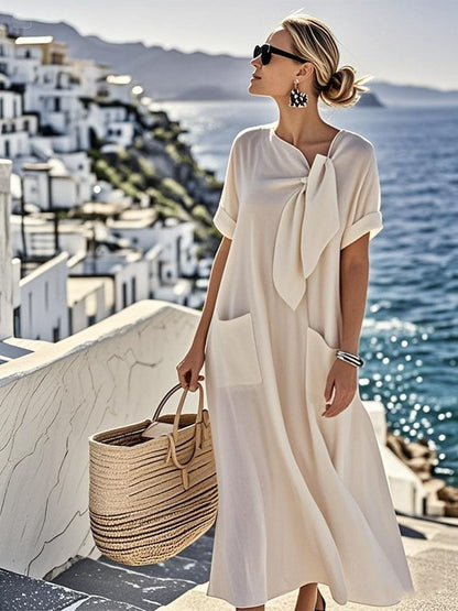 Mireille™ — Flowing Cotton Summer Dress