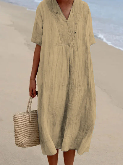 KARINA™ - Relaxed Fit Midi Dress