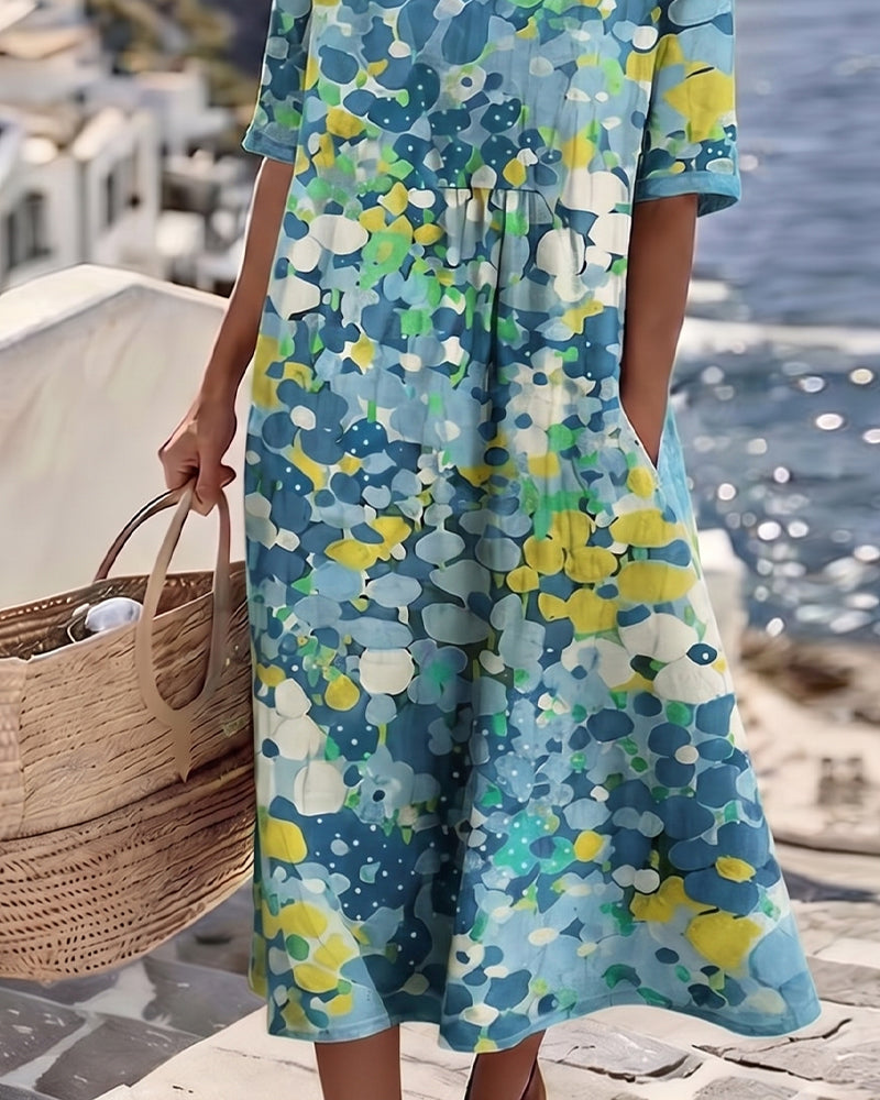 Jolene - Floral Print Maxi Dress