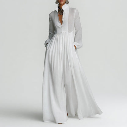 Élisa™ — Refined Minimalist Maxi Dress