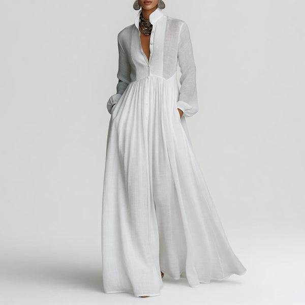 Élisa™ — Refined Minimalist Maxi Dress