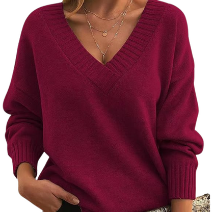 LILLIAN™ - Lightweight V-Neck Jumper