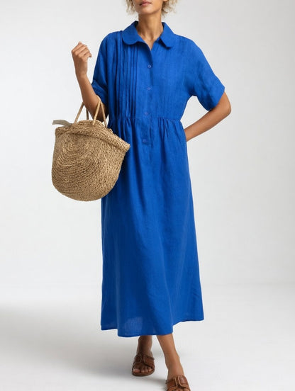 Lysandra™ - Summer Fluid Shirt Dress