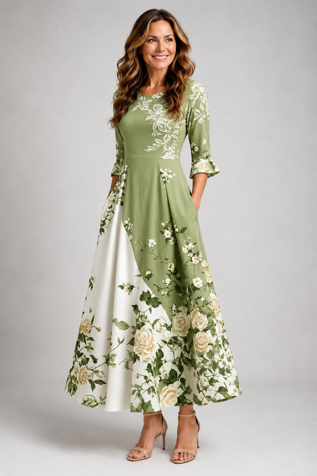 Vivienne-Botanical Maxi Dress