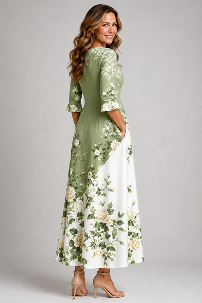Vivienne-Botanical Maxi Dress