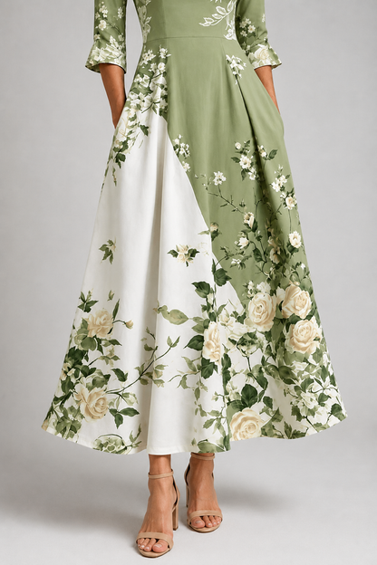 Vivienne-Botanical Maxi Dress