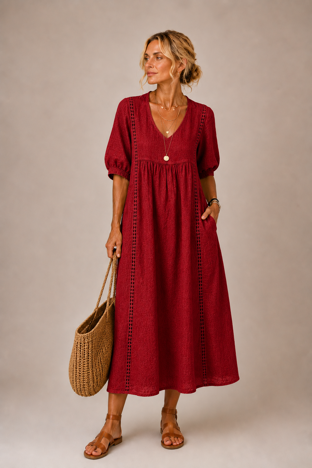 Michelle - Relaxed Midi Dress