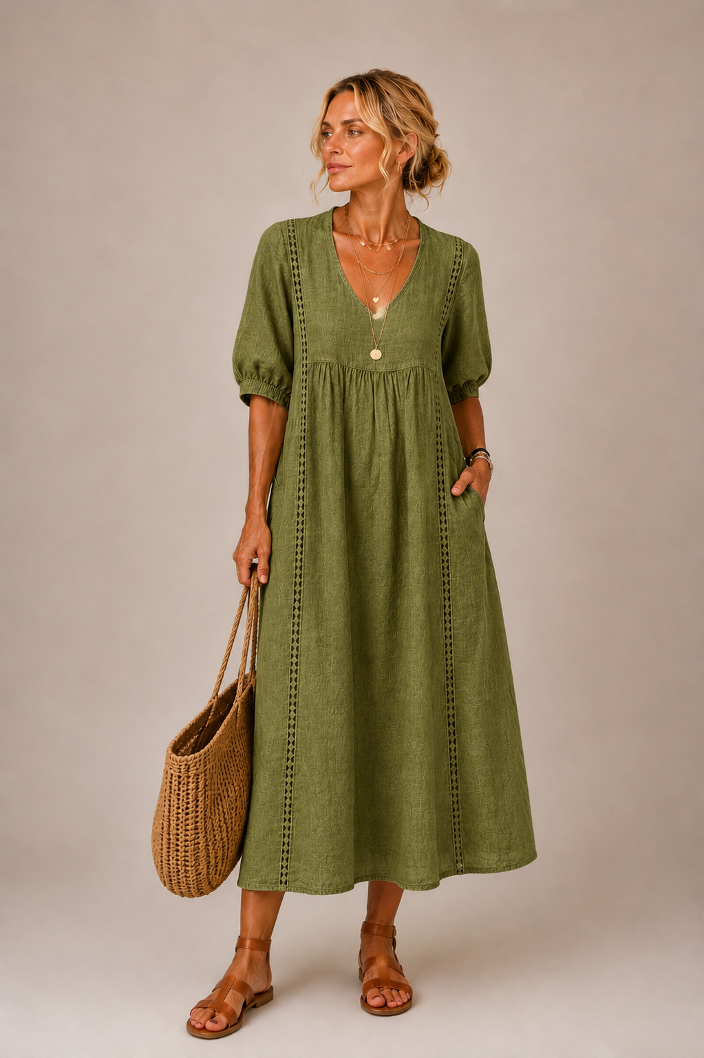 Michelle - Relaxed Midi Dress