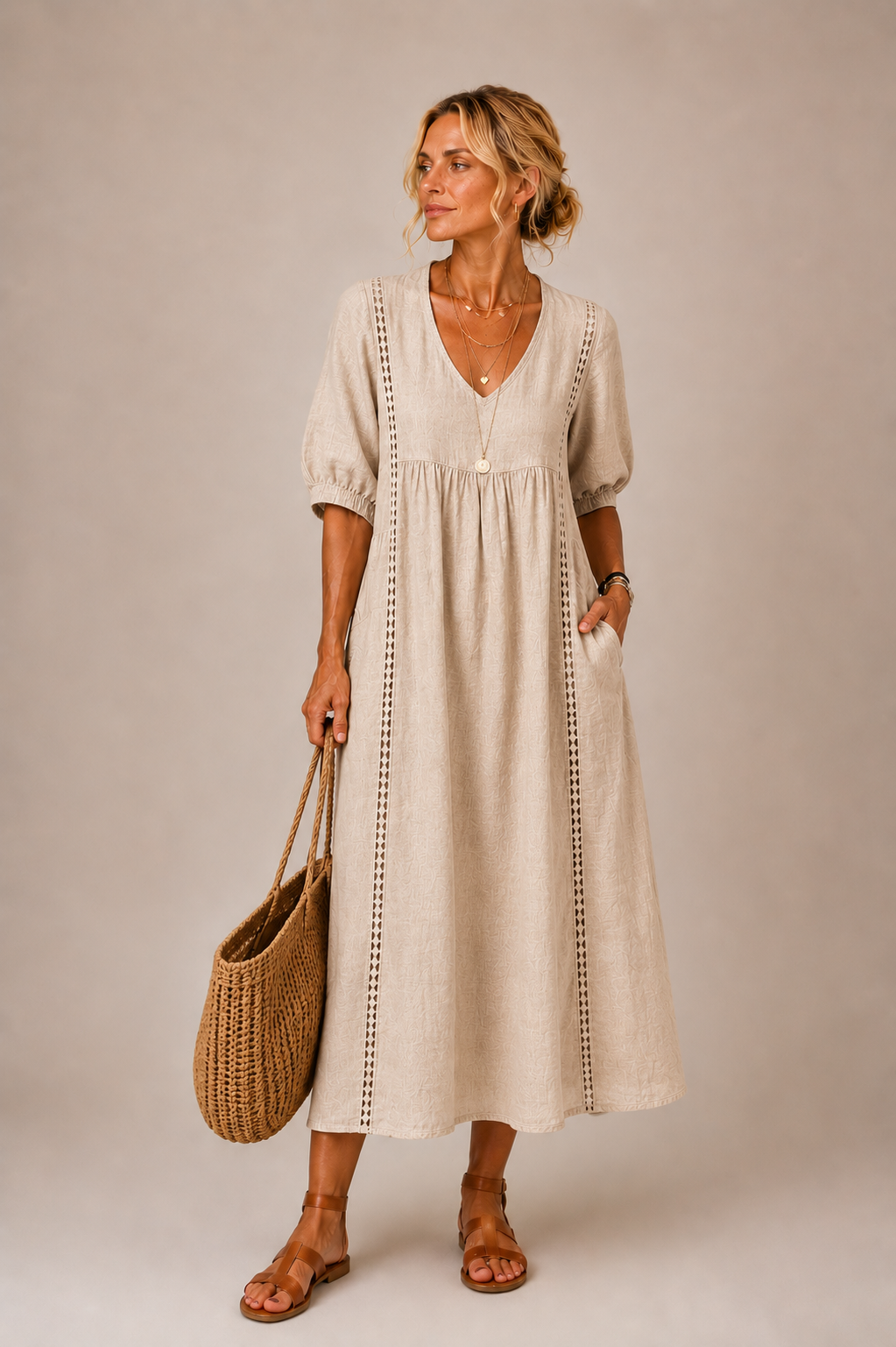 Michelle - Relaxed Midi Dress