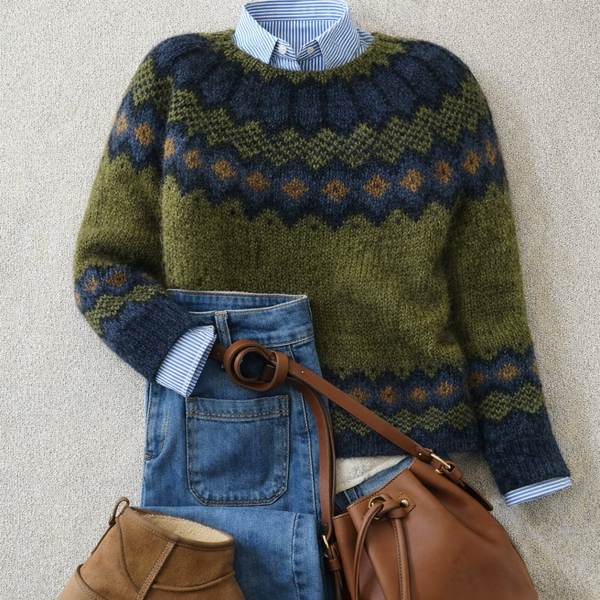 Jessica - Heritage Nordic Knit Sweater