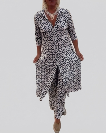 Sara™ | Two-Piece Set with Button Closure