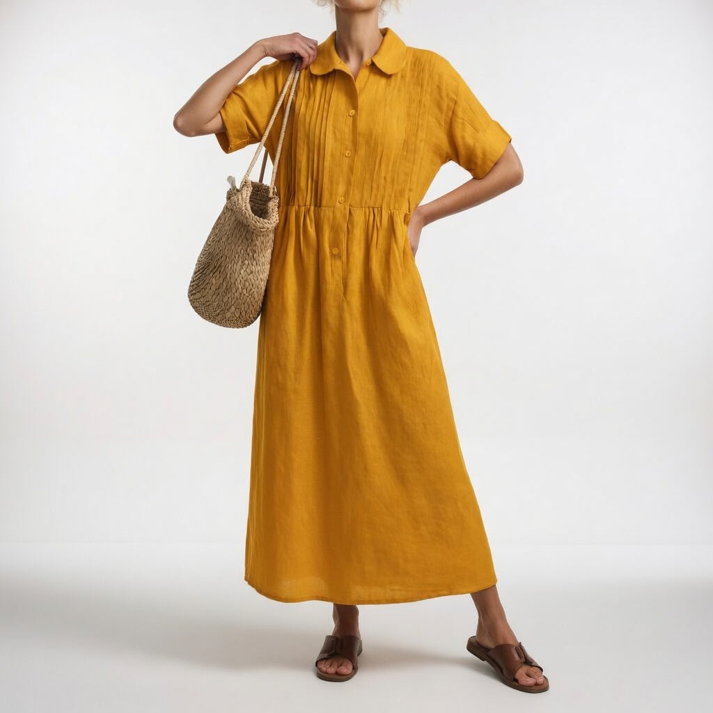 Lysandra™ - Summer Fluid Shirt Dress