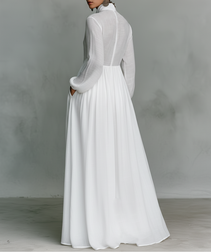 Élisa™ — Refined Minimalist Maxi Dress