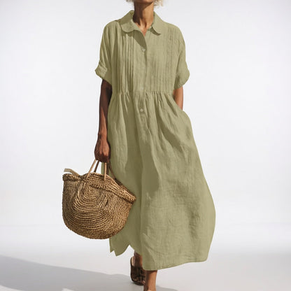 Lysandra™ - Summer Fluid Shirt Dress