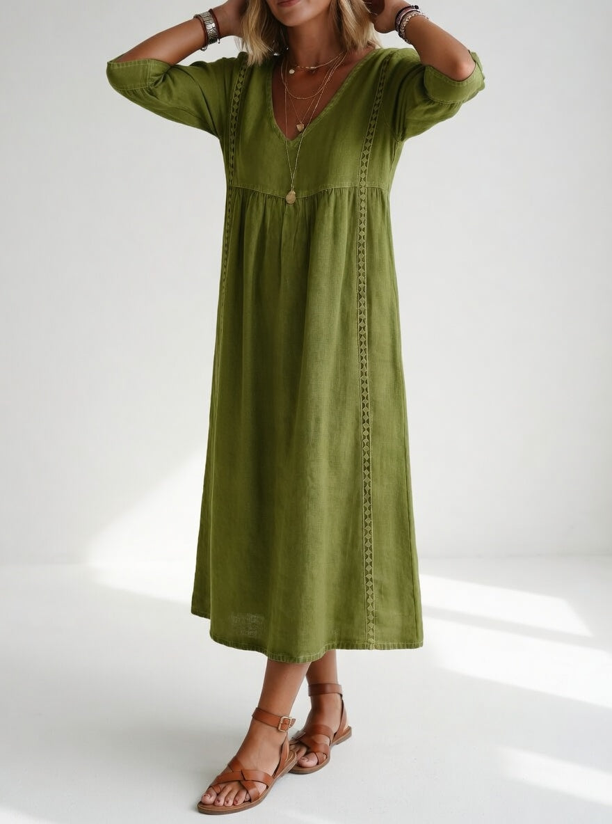 Lioréa™ — Elegant Casual Fluid Midi Dress